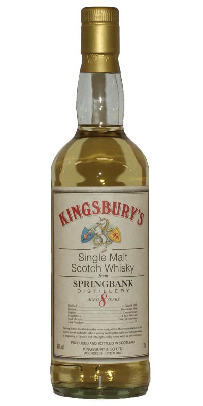 Springbank 1990 Kb Oak ex-Bourbon #91 46% 700ml