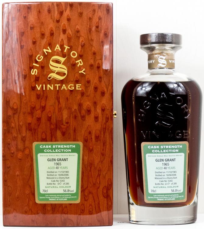 Glen Grant 1965 SV - Ratings and reviews - Whiskybase