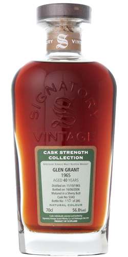 Glen Grant 1965 SV - Ratings and reviews - Whiskybase