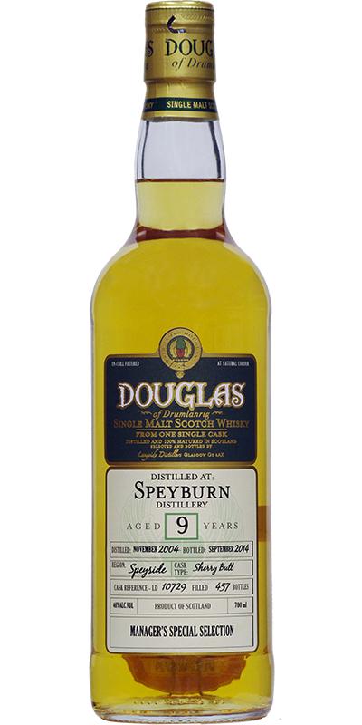 Speyburn 2004 DoD Manager's Special Selection Sherry Butt LD 10729 46% 700ml