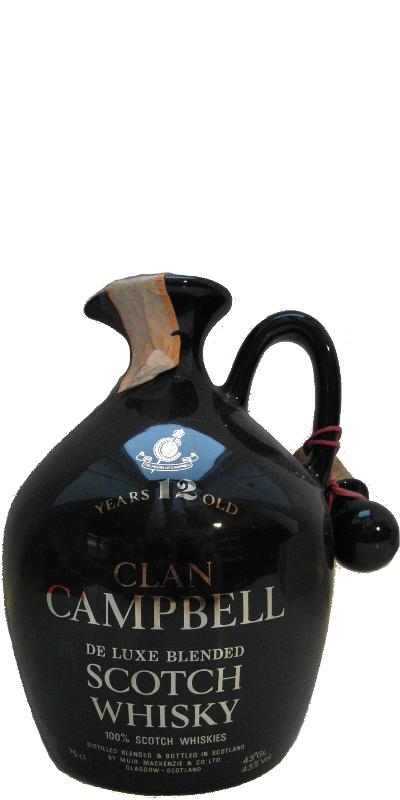 Clan Campbell 12yo De Luxe Blended Scotch Whisky 43% 750ml