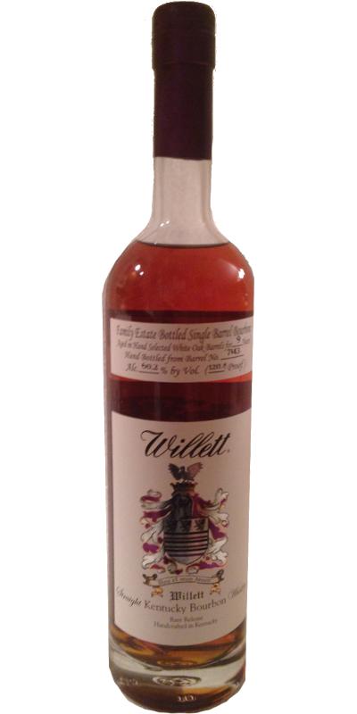 Willett 9yo Family Estate Bottled Single Barrel Bourbon #7143 The Party Source 60.2% 750ml