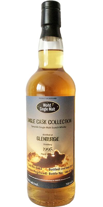 Glenburgie 1995 WSM Single Cask Collection Bourbon Hogshead #6463 Ermuri Detmold 46% 700ml