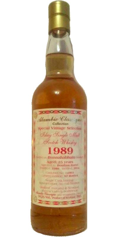 Bunnahabhain 1989 AC Special Vintage Selection Bourbon Barrel #14903 50.2% 700ml