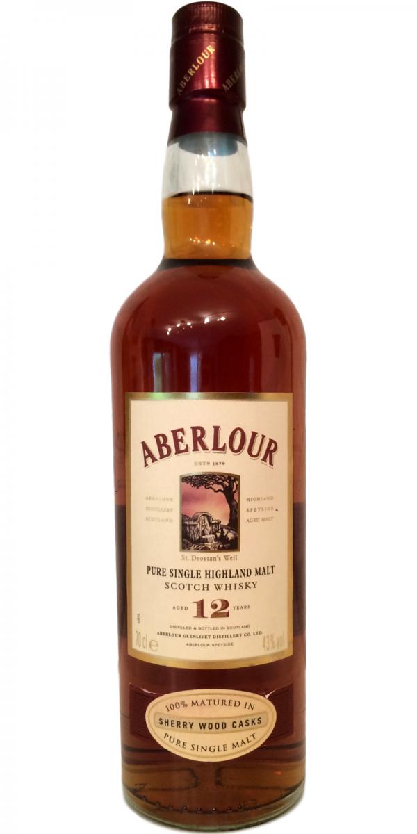 Aberlour 12yo Pure Single Highland Malt Sherry Casks 43% 700ml