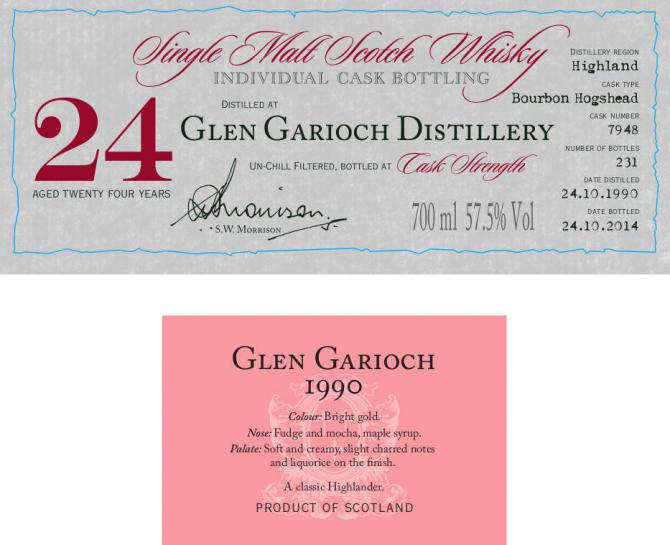 Glen Garioch 1990 DR