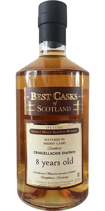Craigellachie 8yo JB Best Casks of Scotland 42.5% 700ml