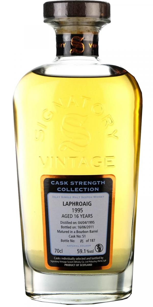 Laphroaig 1995 SV Cask Strength Collection Bourbon Barrel #51 59.1% 700ml