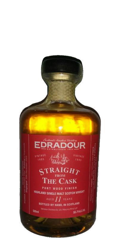 Edradour 1995 Straight From The Cask Port Wood Finish 56.7% 500ml