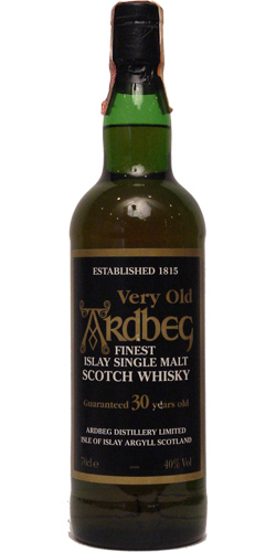Ardbeg 30-year-old - Ratings and reviews - Whiskybase