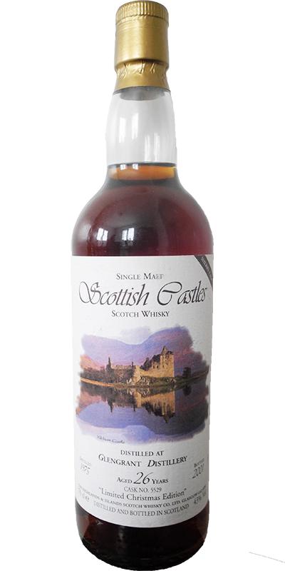 Glen Grant 1975 JW Scottish Castle Serie Limited Christmas Edition Sherry Cask #5529 43% 700ml