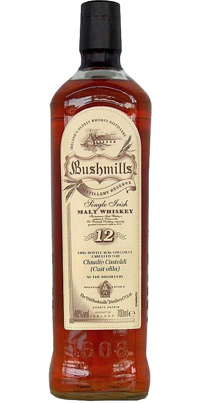 Bushmills 12yo Distillery Reserve Cast Olila 40% 700ml