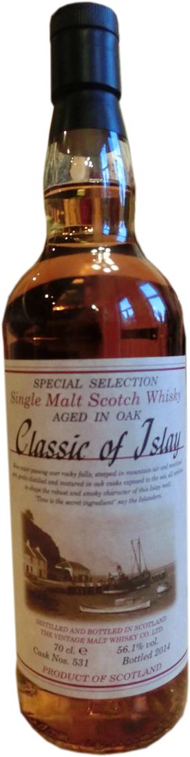Classic of Islay Vintage 2014 JW Sherry Cask #531 56.1% 700ml