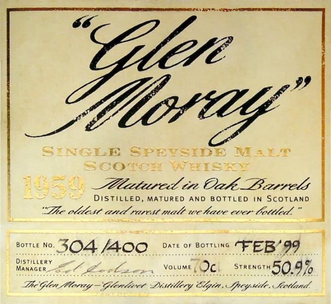 Glen Moray 1959