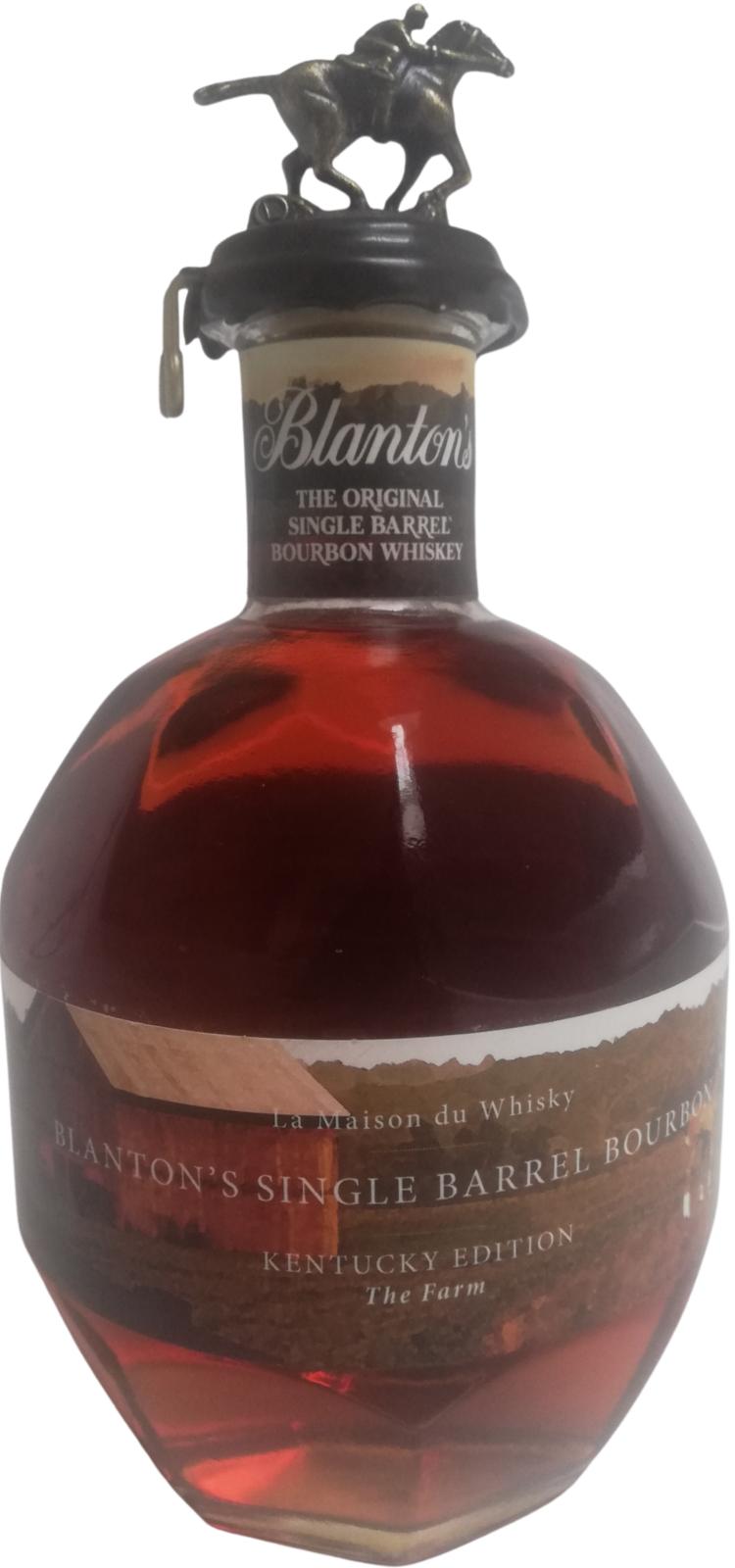 Blanton's Kentucky Edition The Farm La Maison du Whisky 49% 700ml