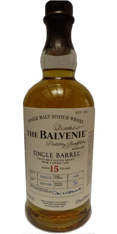 Balvenie 15yo Single Barrel Traditional Oak Cask #1425 47.8% 700ml