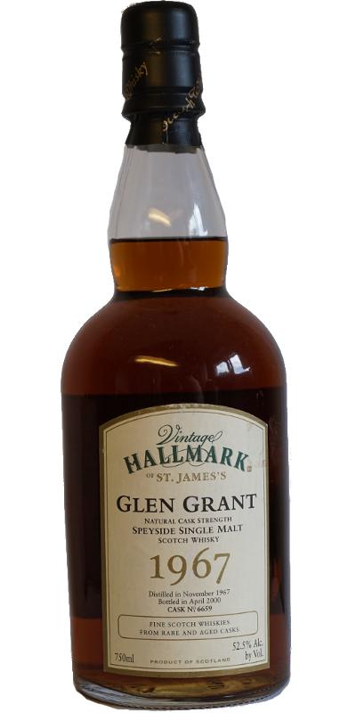 Glen Grant 1967 HSJ #6659 52.5% 750ml