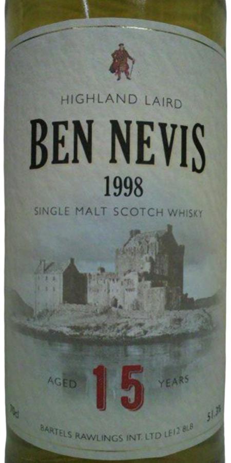 Ben Nevis 1998 BRI Highland Laird 51.3% 700ml