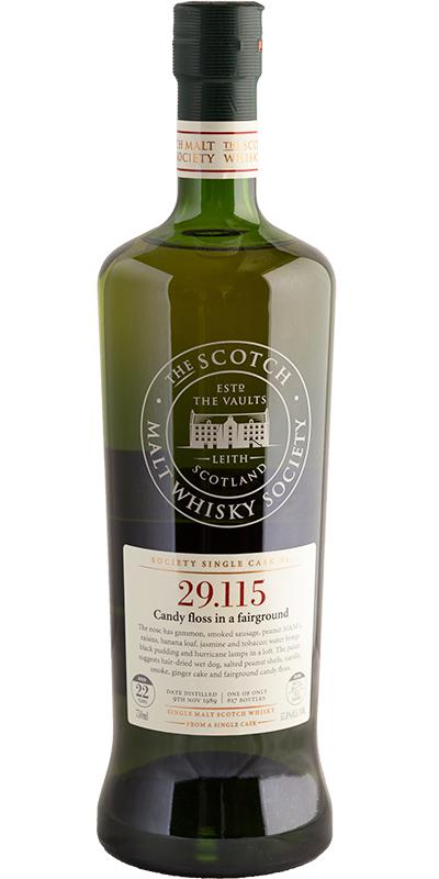 Laphroaig 1989 SMWS 29.115 Candy floss in A fairground Refill Ex-Sherry Butt 55.8% 750ml