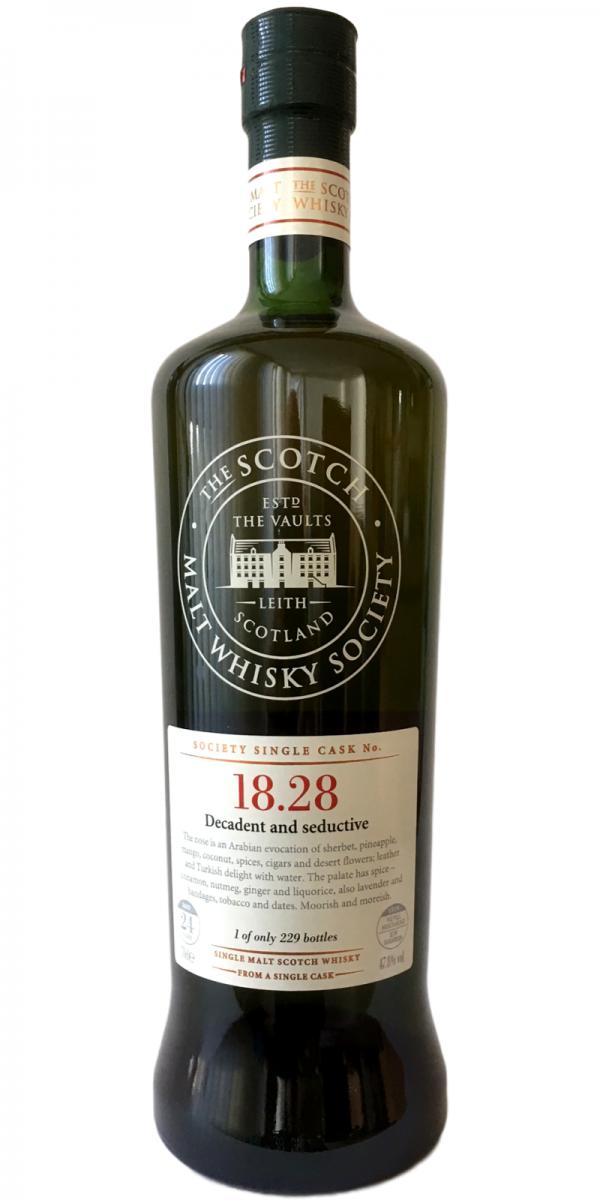 Inchgower 1985 SMWS 18.28 Decadent and seductive Refill Hogshead 18.28 47.8% 700ml