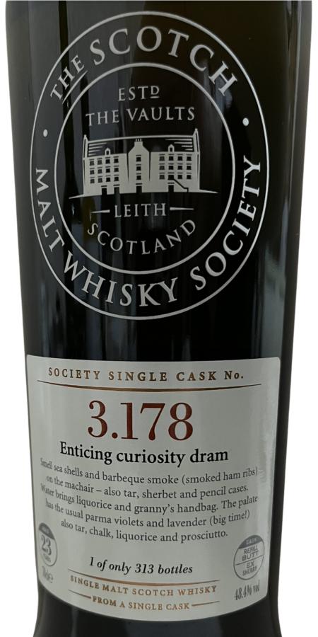 Bowmore 1987 SMWS 3.178 - Ratings and reviews - Whiskybase