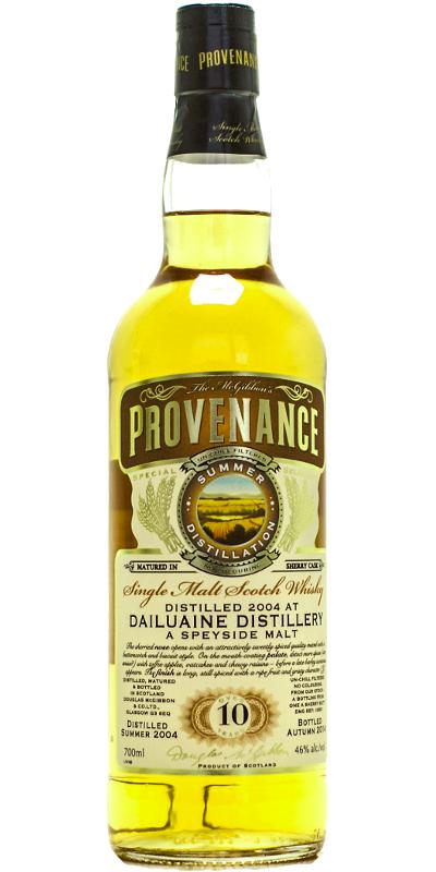 Dailuaine 2004 McG McGibbon's Provenance Sherry Butt DMG 10551 46% 700ml