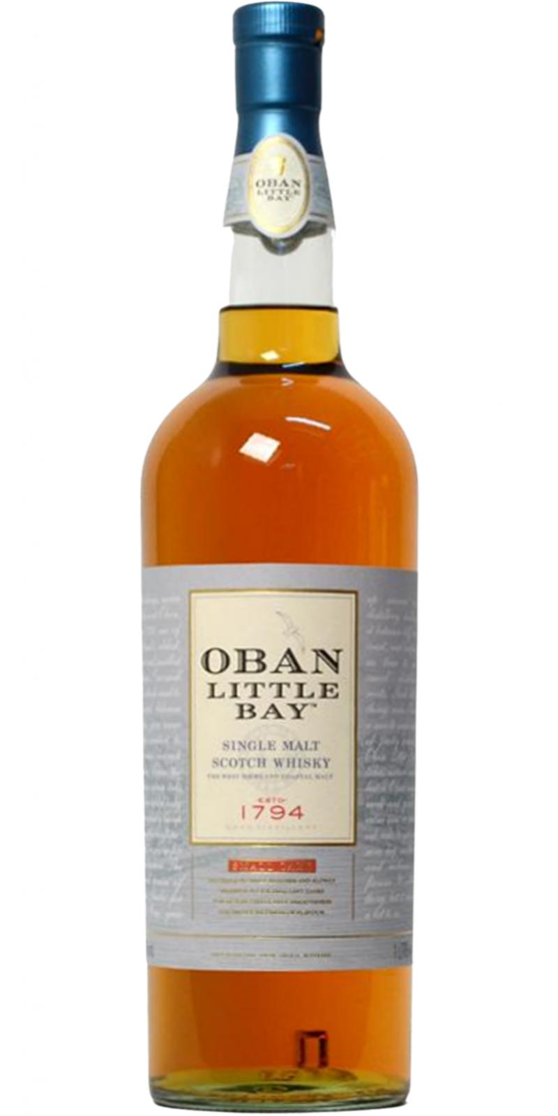 Oban Little Bay Small Cask Oak Casks Travel Retail 43% 1000ml