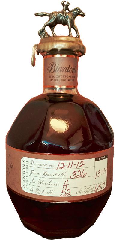 Blanton's Straight from the Barrel #326 65.7% 700ml