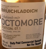 Octomore Edition 07.1 /208 - Value and price information - Whiskystats