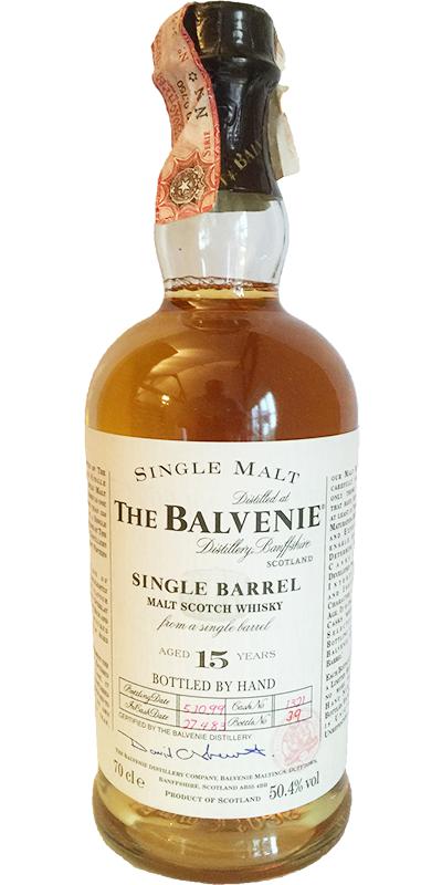 Balvenie 15yo Single Barrel #1321 50.4% 700ml