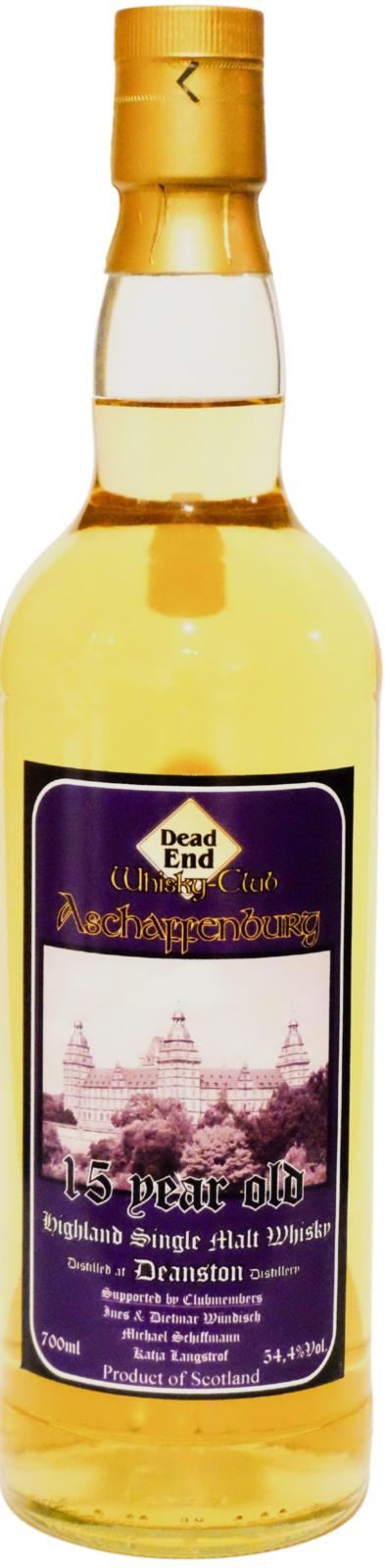 Deanston 15yo UD Dead End Whisky Club Aschaffenburg 54.4% 700ml