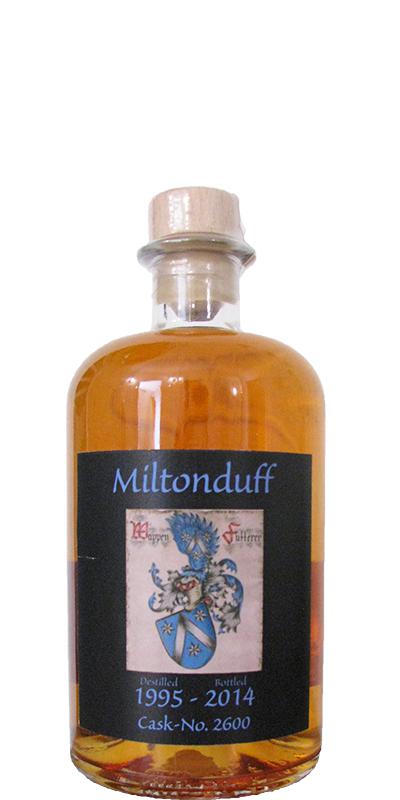 Miltonduff 1995 RF Wappen Futterer Bourbon Cask #2600 54.6% 500ml