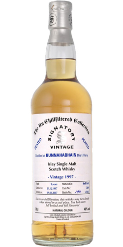 Bunnahabhain 1997 SV The Un-Chillfiltered Collection Refill Butt #5266 46% 700ml
