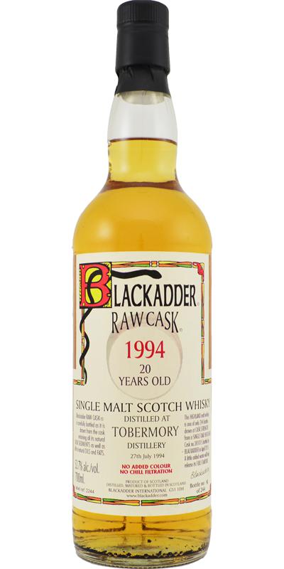 Tobermory 1994 BA Raw Cask Oak Hogshead #381015 53.7% 700ml