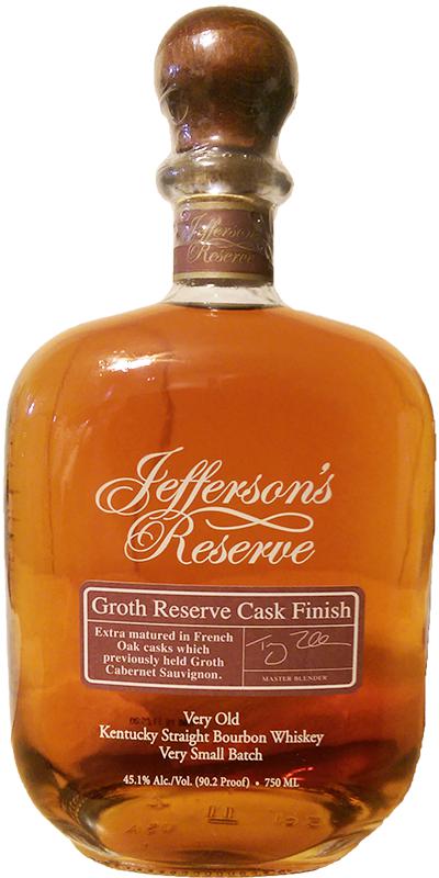 Jefferson S Reserve Groth Reserve Cask Finish Ratings And