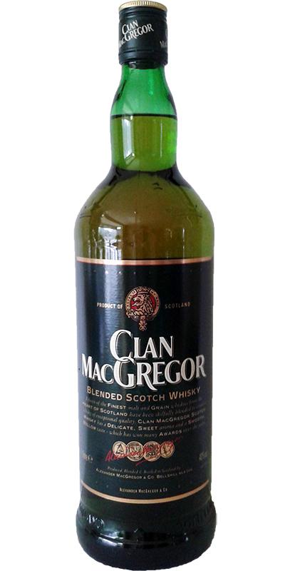 Clan MacGregor Blended Scotch Whisky 40% 1000ml