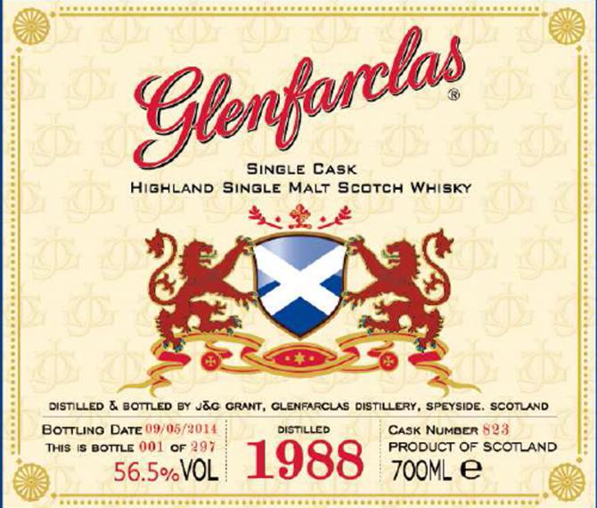 Glenfarclas 1988 823 56.5% 700ml