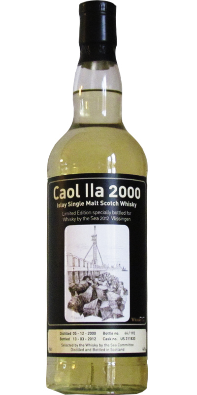 Caol Ila 2000 UD Limited Edition US311830 Whisky by the Sea 2012 Vlissingen 46% 700ml
