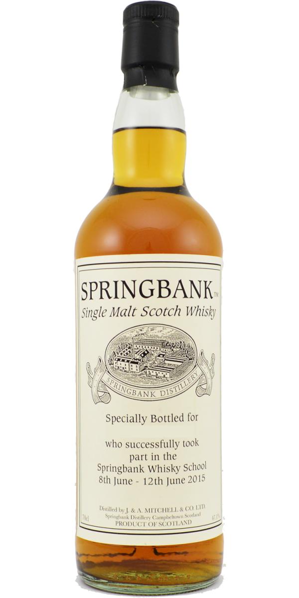 Springbank Whisky School 2015 47.1% 700ml
