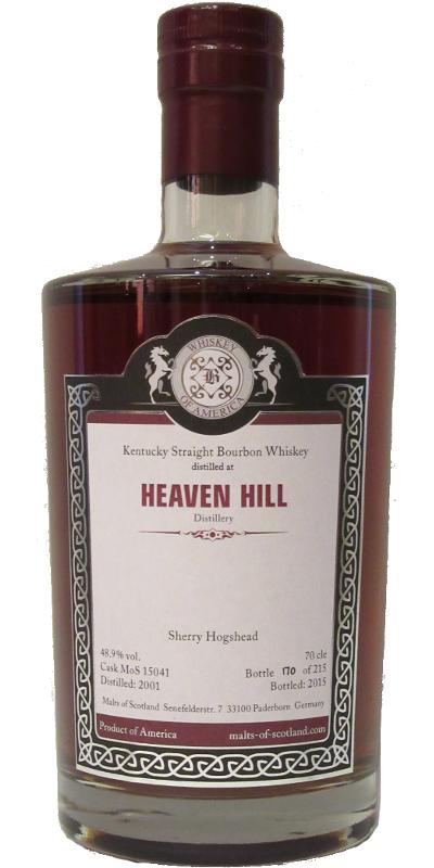 Heaven Hill 2001 MoS