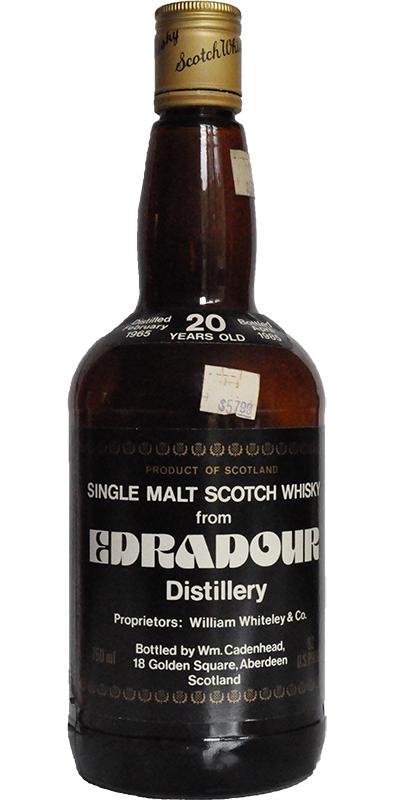 Edradour 1965 CA Dumpy Bottle 40% 750ml