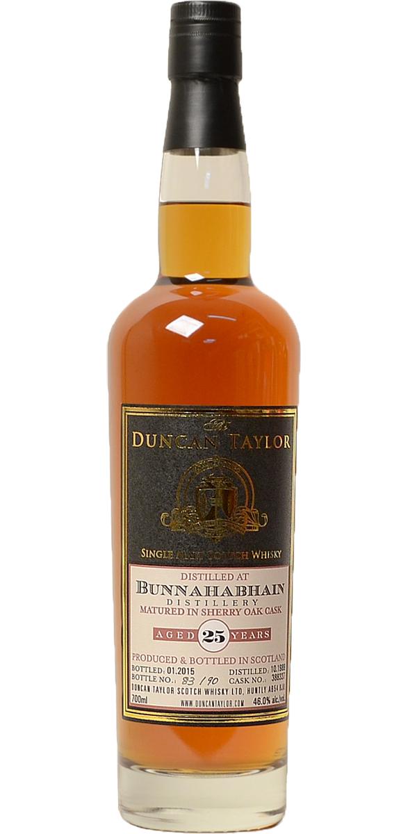 Bunnahabhain 1989 DT The Duncan Taylor Single Sherry Oak Cask #388337 46% 700ml