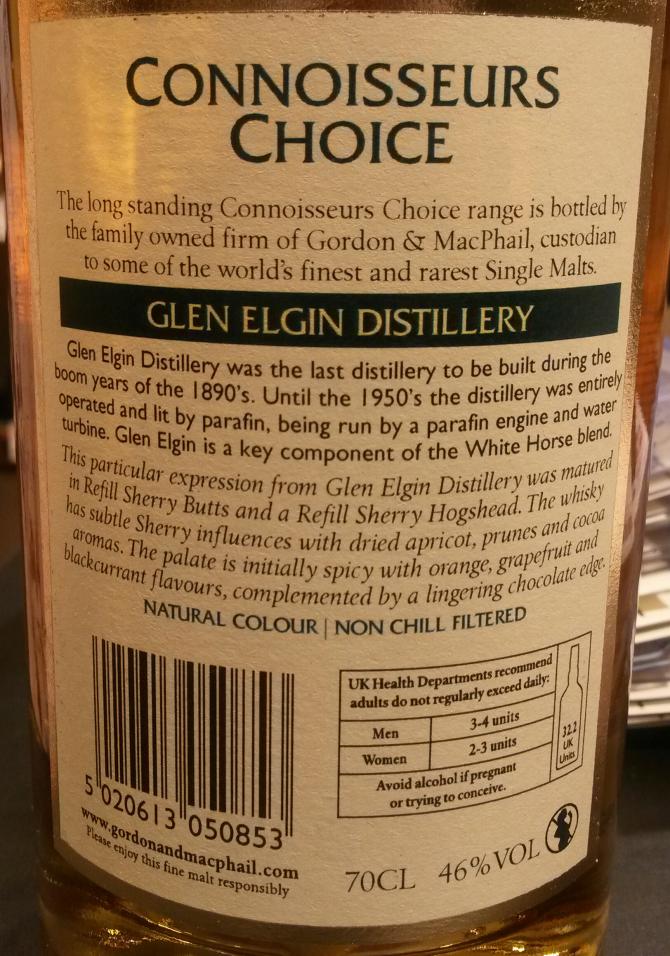 Glen Elgin 1998 GM