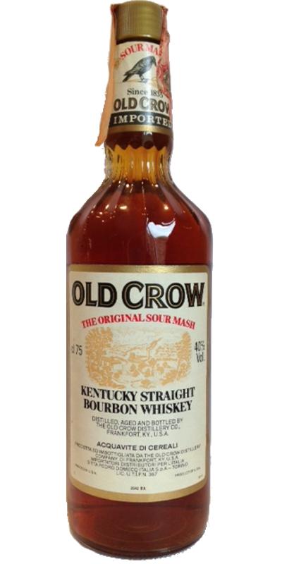 Old Crow Kentucky Straight Bourbon Whisky The Original Sour Mash 40% 750ml