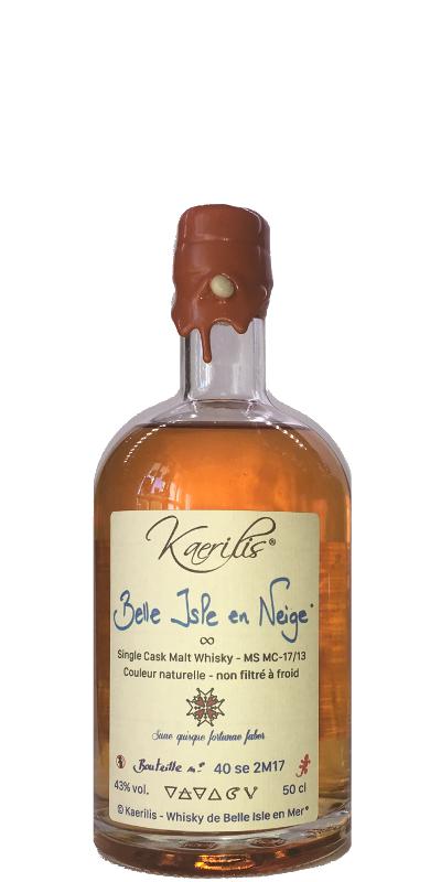 Kaerilis Belle Isle en Neige Triple Wood: Sherry Bourbon & Menetou-Salon 43% 500ml