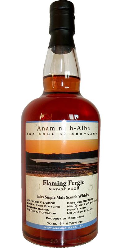 Flaming Fergie 2008 ANHA The Soul of Scotland 57.3% 700ml