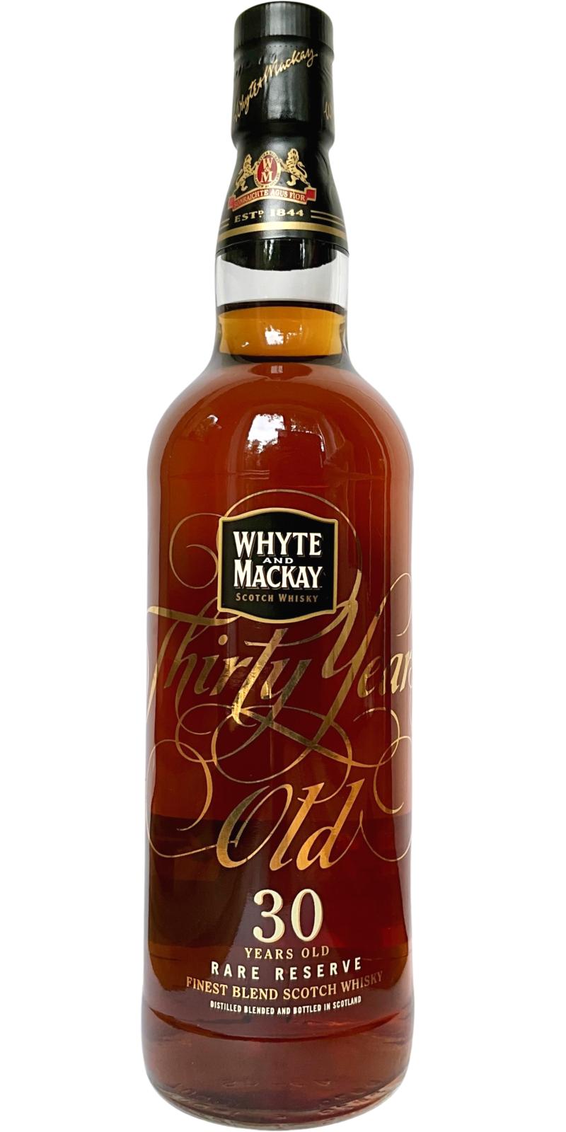 Whyte & Mackay 30-year-old W&M - Ratings and reviews - Whiskybase