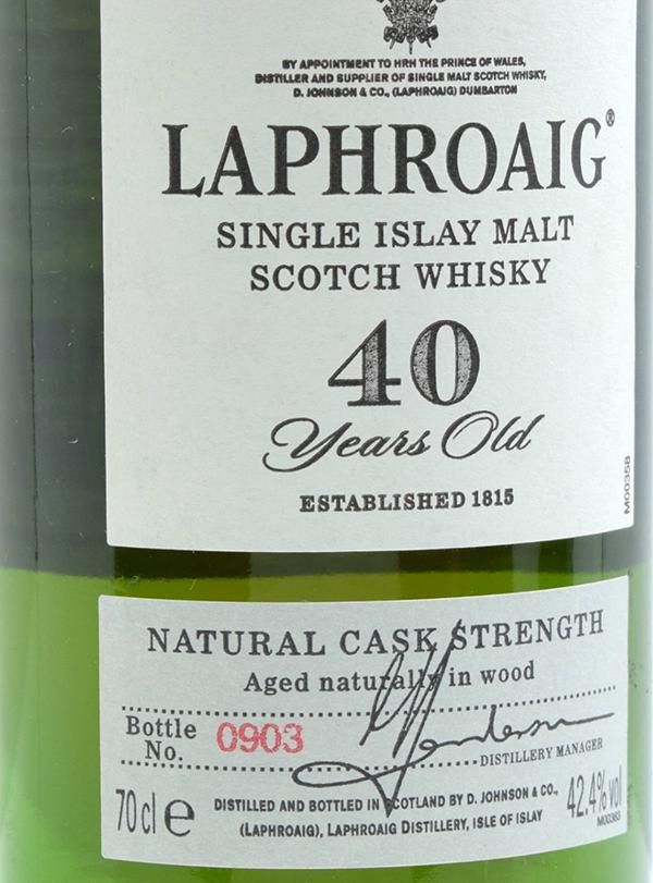 Laphroaig 40-year-old