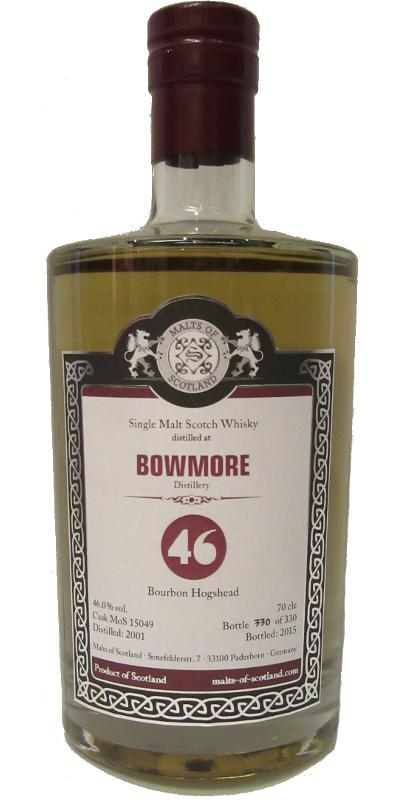 Bowmore 2001 MoS