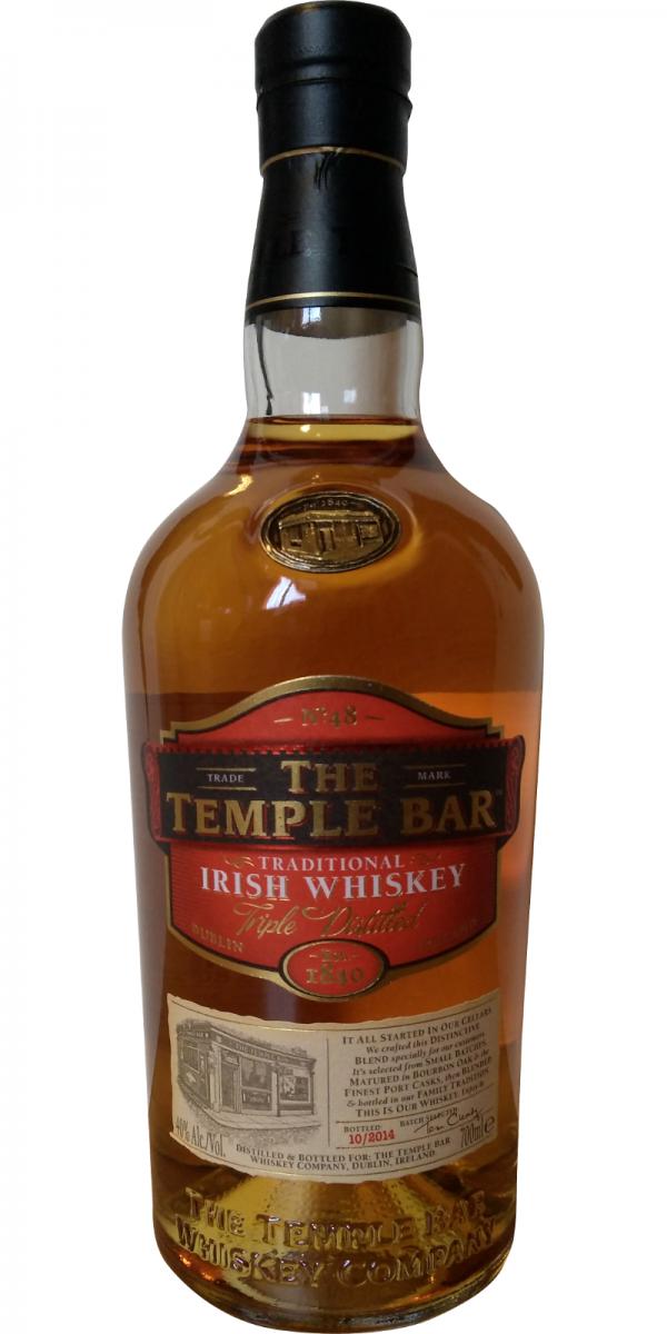 The Temple Bar Traditional Irish Whiskey